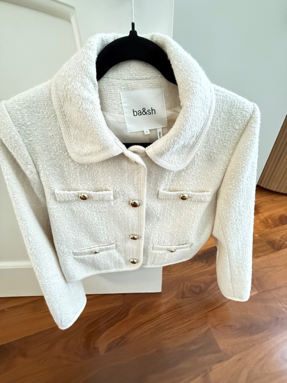 ba&sh Meredith JacketColor: Off White SIZE: 3/L - Picture 2 of 6